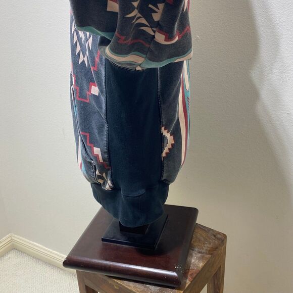 Champion Reverse Weave Aztec Hoodie Size Medium - Picture 6 of 11